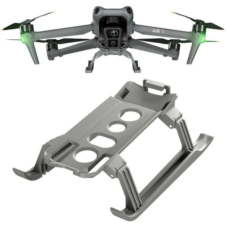 For DJI Air 3 STARTRC Folding Anti-fall Anti-dirt Heightened Landing Gear Training Rack(Grey) - Holder Series by STARTRC | Online Shopping UK | buy2fix