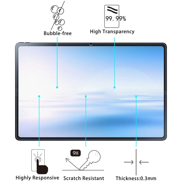 For NEC LAVIE Tab T12 T1295 25pcs 9H 0.3mm Explosion-proof Tempered Glass Film - Others by buy2fix | Online Shopping UK | buy2fix