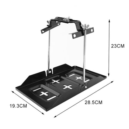 Car Universal Battery Bracket Adjustable Battery Fixed Holder + Base Tray, Size:28.5cm Base + 23cm Bracket - In Car by buy2fix | Online Shopping UK | buy2fix