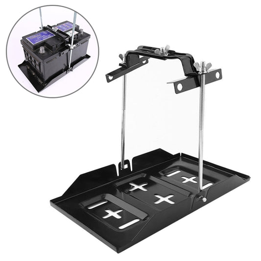 Car Universal Battery Bracket Adjustable Battery Fixed Holder + Base Tray, Size:28.5cm Base + 27cm Bracket - In Car by buy2fix | Online Shopping UK | buy2fix