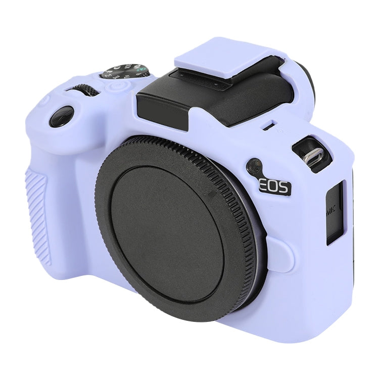 For Canon EOS R50 Soft Silicone Protective Case(Lilac Purple) - Protective Case by buy2fix | Online Shopping UK | buy2fix