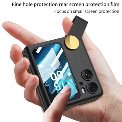 For OPPO Find N2 Flip GKK Integrated Ultrathin with Rotating Cortical Belt Phone Case(Black) - Find N2 Flip Cases by GKK | Online Shopping UK | buy2fix