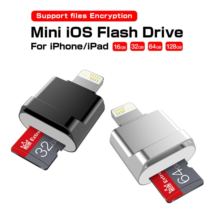 MicroDrive 8pin To TF Card Adapter Mini iPhone & iPad TF Card Reader (Silver) - Computer & Networking by MICRODRIVE | Online Shopping UK | buy2fix