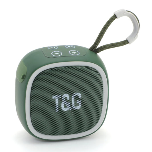 T&G TG659 Outdoor Portable TWS Mini Bluetooth Speaker(Dark Green) - Mini Speaker by T&G | Online Shopping UK | buy2fix