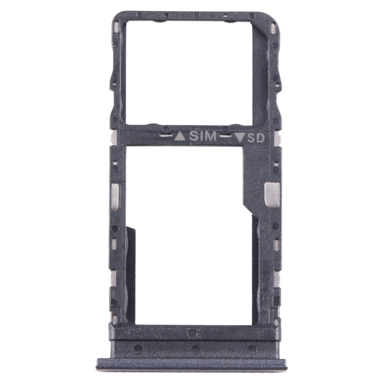 For TCL 40 R Original SIM + Micro SD Card Tray(Black) - For TCL by buy2fix | Online Shopping UK | buy2fix