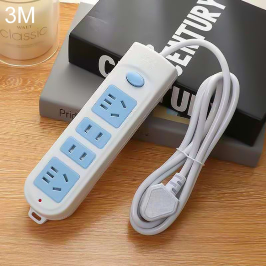 Anti-electric Shock Desk Power Strip Socket 4-position 3m, CN Plug - Extension Socket by buy2fix | Online Shopping UK | buy2fix