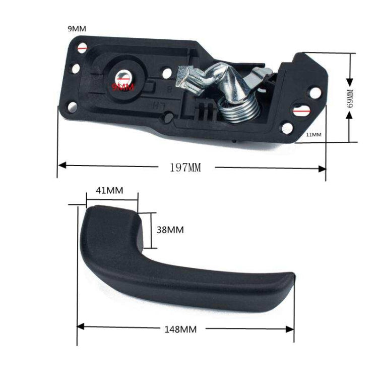 Car Left Side Door Handle Repair Kit 20833606 for Chevrolet - In Car by buy2fix | Online Shopping UK | buy2fix