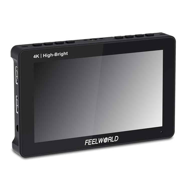 FEELWORLD F5 ProX 5.5 inch 1600nit High Bright Touch Screen DSLR Camera Field Monitor 4K HDMI F970 Install and Power Kit(Black) - On-camera Monitors by FEELWORLD | Online Shopping UK | buy2fix