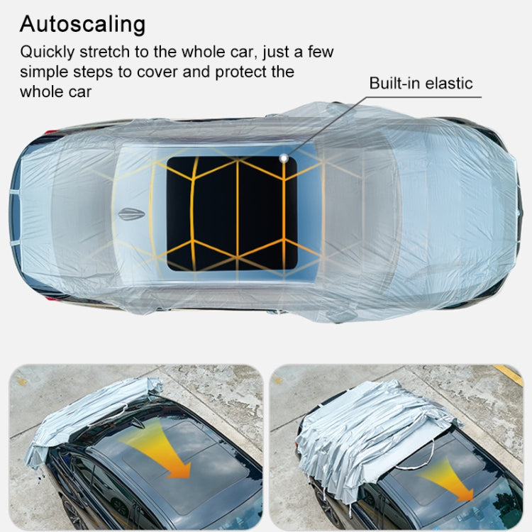 Automatic Retractable Car Universal Sunshade Snow-proof Dust-proof Cover, Size:L - PE Material by buy2fix | Online Shopping UK | buy2fix