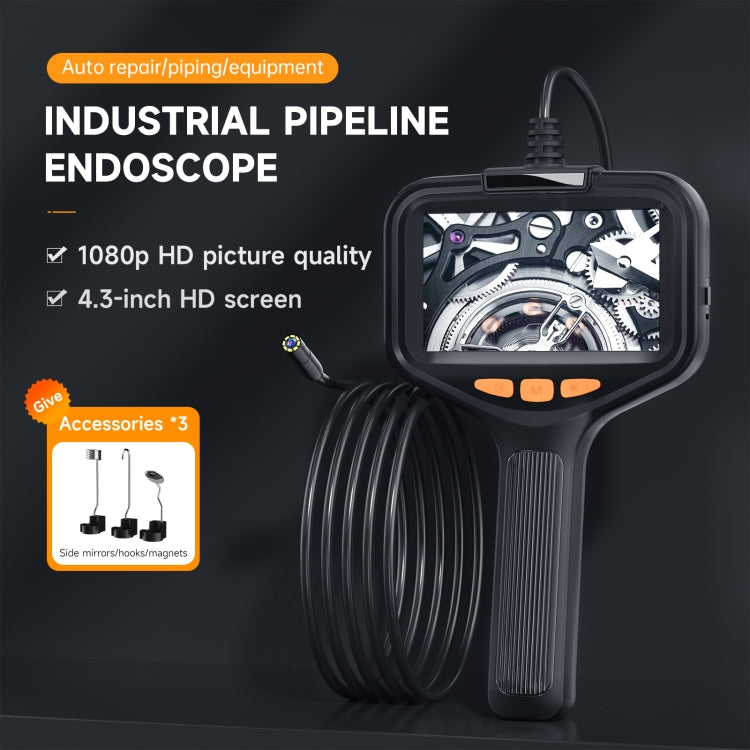 P200 5.5mm Front Lenses Integrated Industrial Pipeline Endoscope with 4.3 inch Screen, Spec:2m Tube -  by buy2fix | Online Shopping UK | buy2fix