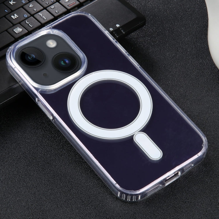 For iPhone 15 GEBEI MagSafe Magnetic Transparent Phone Case(Transparent) - iPhone 15 Cases by GEBEI | Online Shopping UK | buy2fix