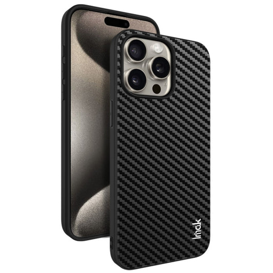 For iPhone 15 Pro Max IMAK LX-5 Series Shockproof PC + PU + TPU Protective Phone Case(Carbon Fiber Texture) - iPhone 15 Pro Max Cases by imak | Online Shopping UK | buy2fix