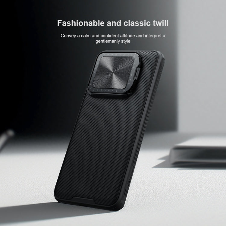 For Xiaomi 14 Pro NILLKIN Black Mirror Prop CD Texture Mirror MagSafe Magnetic Phone Case(Black) - 14 Pro Cases by NILLKIN | Online Shopping UK | buy2fix