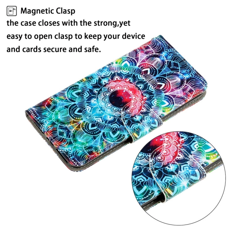 For Xiaomi Redmi 9A 3D Colored Drawing Horizontal Flip PU Leather Case with Holder & Card Slots & Wallet(Mandala) - Xiaomi Cases by buy2fix | Online Shopping UK | buy2fix