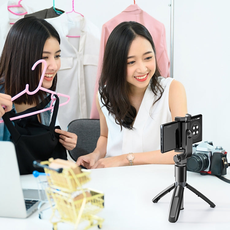 Yesido SF11 Retractable Bluetooth Tripod Phone Live Broadcast Selfie Stand(Black) - Selfie Sticks by Yesido | Online Shopping UK | buy2fix