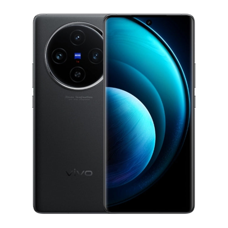 vivo X100, 16GB+256GB, Face ID / Fingerprint Identification, 6.78 inch Android 14 OriginOS 4 Dimensity 9300 Octa Core 3.25GHz, OTG, NFC, Network: 5G(Black) - vivo by vivo | Online Shopping UK | buy2fix