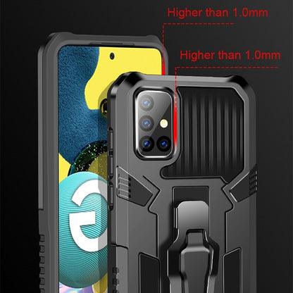 For Samsung Galaxy A70 Machine Armor Warrior Shockproof PC + TPU Protective Case(Black) - Samsung Accessories by buy2fix | Online Shopping UK | buy2fix