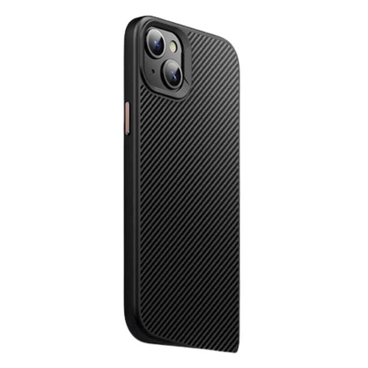 For iPhone 14 MagSafe Kevlar Fiber Shockproof Phone Case(Black) - iPhone 14 Cases by buy2fix | Online Shopping UK | buy2fix