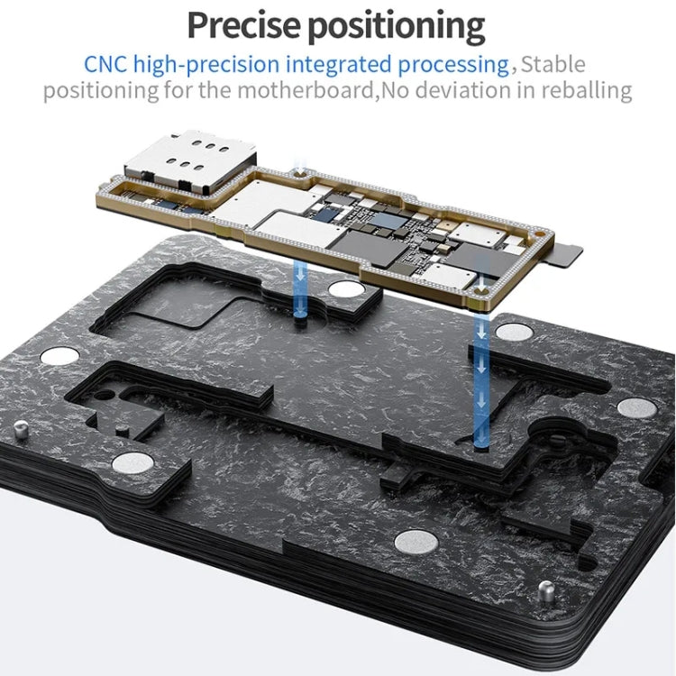 Qianli Magnetic Middle Layer BGA Reballing Platform For iPhone 14 Series - BGA Stencils by QIANLI | Online Shopping UK | buy2fix