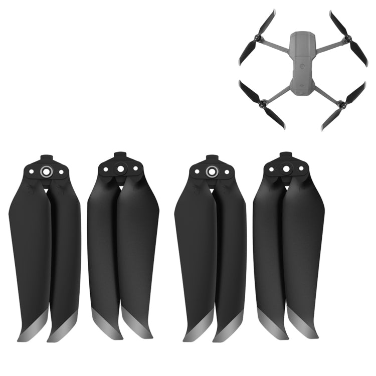 2 Pairs Sunnylife 7238F-2 For DJI Mavic Air 2 / Air 2S Low Noise Quick-release Propellers(Silver) - DIY Propeller by buy2fix | Online Shopping UK | buy2fix