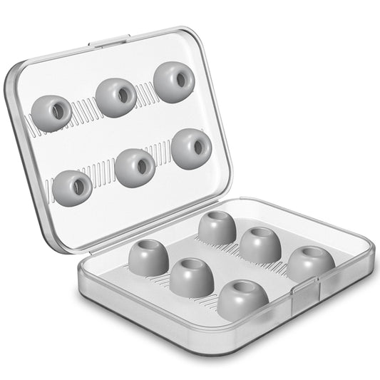 12 PCS Wireless Earphone Replaceable Memory Foam Ear Cap Earplugs for AirPods Pro, with Storage Box(Grey) - Apple Accessories by buy2fix | Online Shopping UK | buy2fix