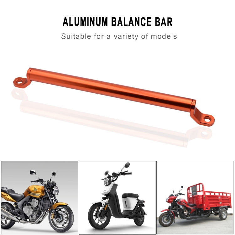 CS-859A5 Motorcycle Electric Vehicle Aluminum Alloy Extended Balance Bar Headlight Mobile Phone Bracket(Orange) - Others by buy2fix | Online Shopping UK | buy2fix