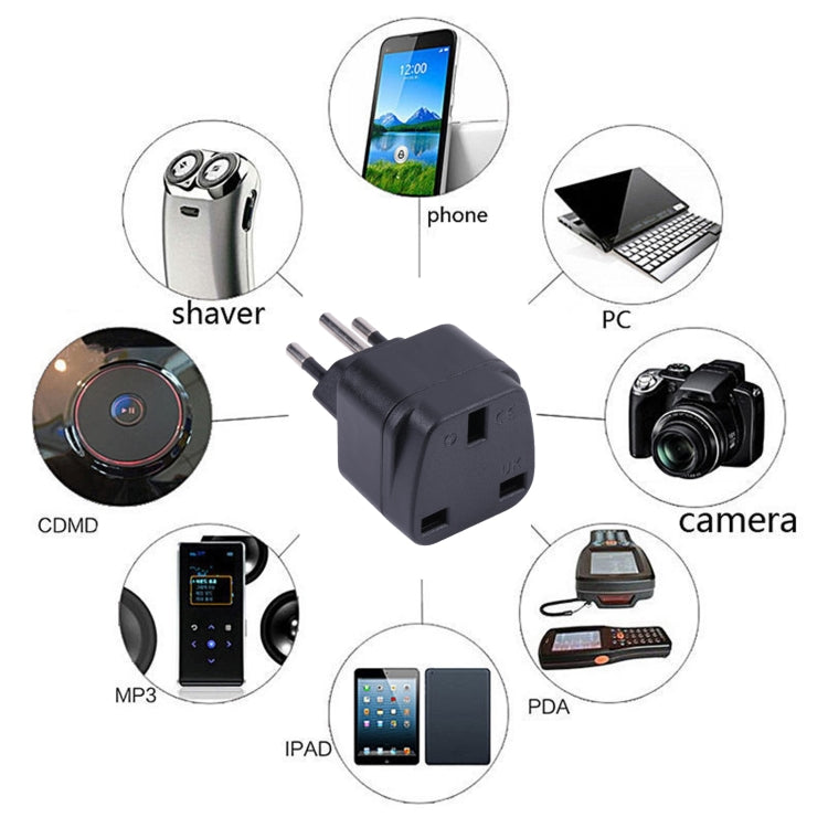 Portable UK to Switzerland Plug Socket Power Adapter - Consumer Electronics by buy2fix | Online Shopping UK | buy2fix