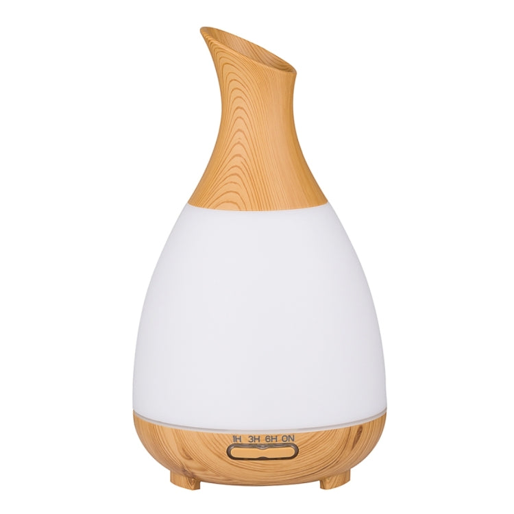 200ML Colorful Light Wood Grain Portable Vase Shape Aromatherapy Air Purifier Humidifier for Home / Office(Brown) - Home & Garden by buy2fix | Online Shopping UK | buy2fix