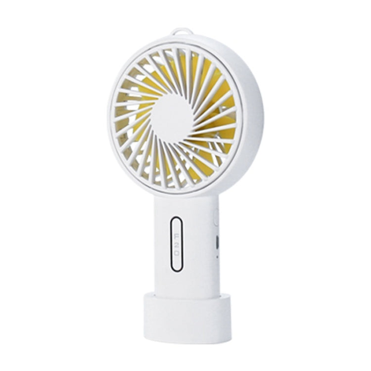 F20 Portable Adjustable Mini USB Charging Handheld Small Fan with 3 Speed Control (White) - Consumer Electronics by buy2fix | Online Shopping UK | buy2fix