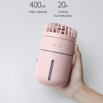 T9 Portable Adjustable USB Charging Desktop Humidifying Fan with 3 Speed Control (Pink) - Consumer Electronics by buy2fix | Online Shopping UK | buy2fix