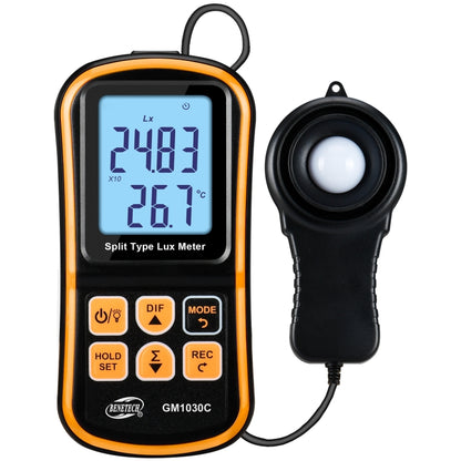 BENETECH GM1030C Portable Split Digital Illuminometer LUX Meter - Light & Sound Meter by BENETECH | Online Shopping UK | buy2fix