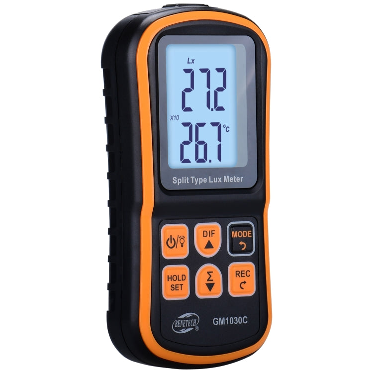 BENETECH GM1030C Portable Split Digital Illuminometer LUX Meter - Light & Sound Meter by BENETECH | Online Shopping UK | buy2fix