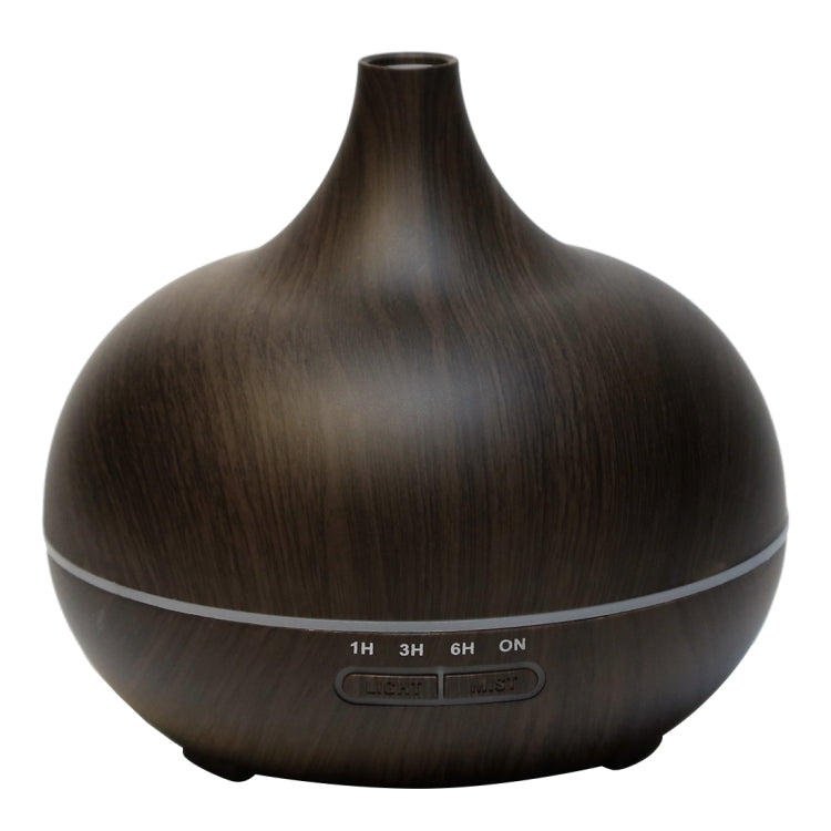 W350 14W 300ML Wood Grain Aromatherapy Air Purifier Humidifier with LED Light for Office / Home Room(Coffee) - Home & Garden by buy2fix | Online Shopping UK | buy2fix