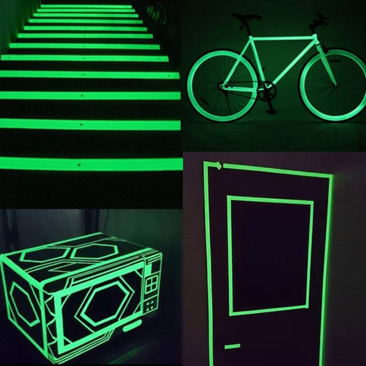 Luminous Tape Green Glow In Dark Wall Sticker Luminous Photoluminescent Tape Stage Home Decoration, Size: 1cm x 10m(Green Light) - Sticker by buy2fix | Online Shopping UK | buy2fix