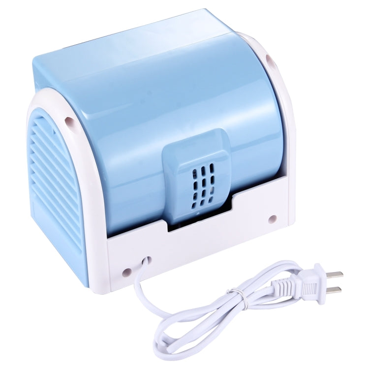 30W Turbine No Blade Mini Desktop Mute Fan for Dormitory / Bedroom / Living Room / Office, 3 Kinds Speed Modes, AC 220V(Blue) - Consumer Electronics by buy2fix | Online Shopping UK | buy2fix