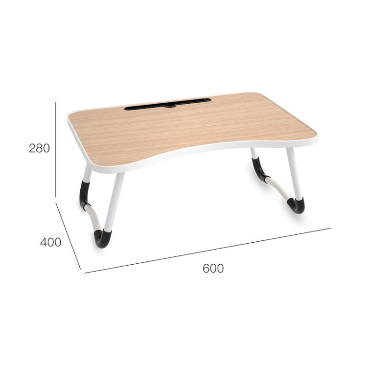 W-shaped Non-slip Legs Pattern Adjustable Folding Portable Laptop Desk with Card Slot (Snowman) - Computer & Networking by buy2fix | Online Shopping UK | buy2fix