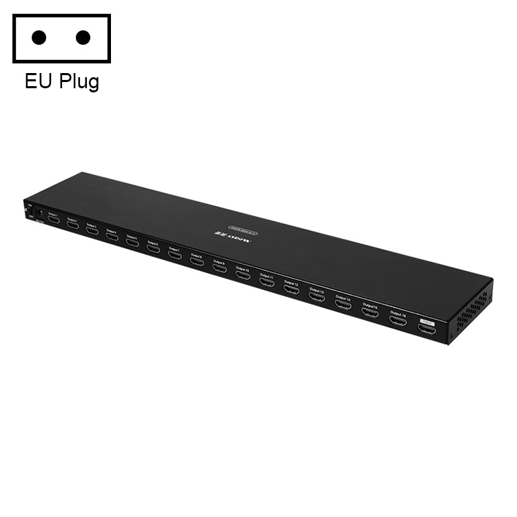 Measy SPH116 1 to 16 4K HDMI 1080P Switch Simultaneous Display Spliter(EU Plug) - Switch by Measy | Online Shopping UK | buy2fix