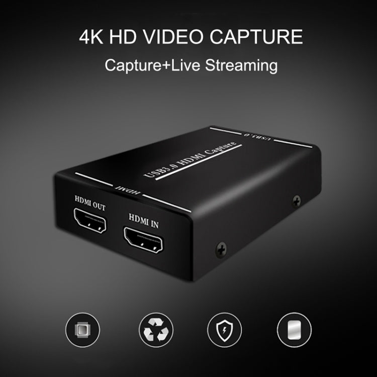 EC290 HDMI USB3.0 HD Video Capture Recorder Box Live Broadcast Card - Consumer Electronics by buy2fix | Online Shopping UK | buy2fix