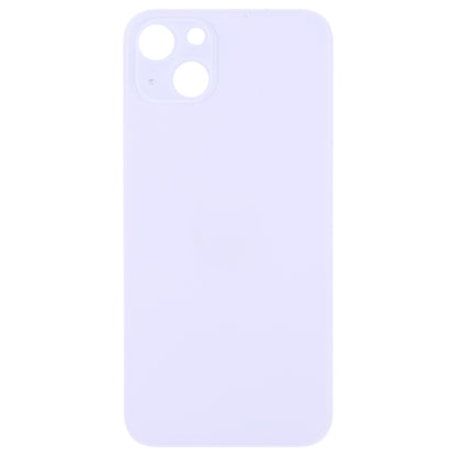 Easy Replacement Big Camera Hole Glass Back Battery Cover for iPhone 14(Purple) - Repair & Spare Parts by buy2fix | Online Shopping UK | buy2fix