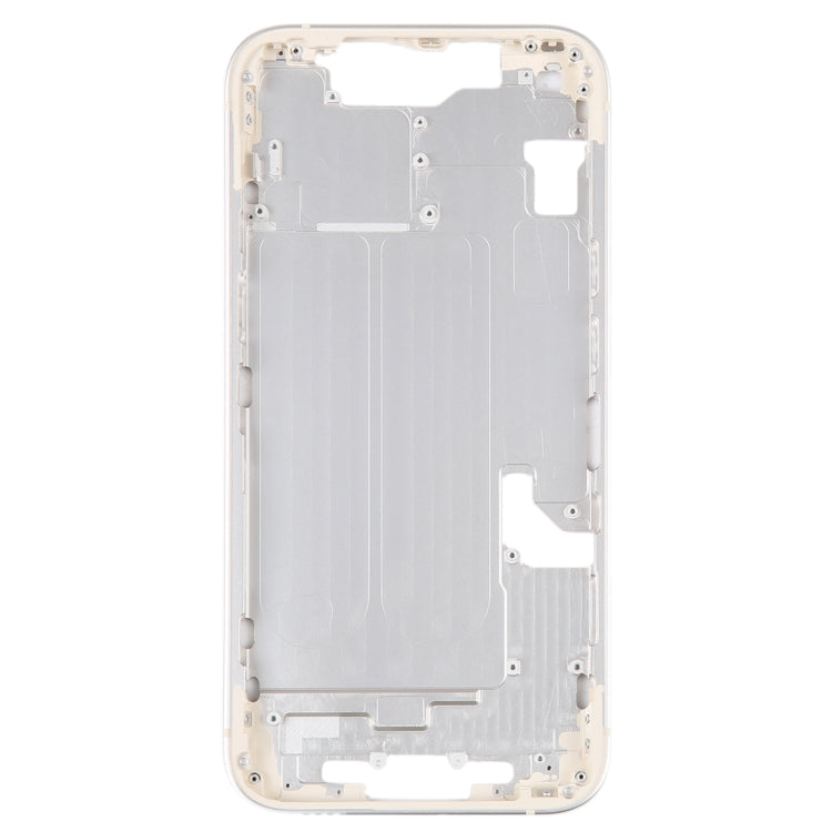 For iPhone 14 Middle Frame with Side Keys (Gold) - Repair & Spare Parts by buy2fix | Online Shopping UK | buy2fix
