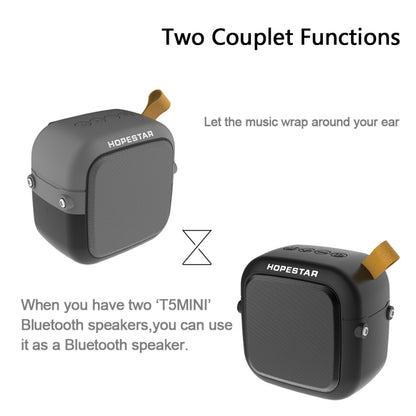 HOPESTAR T5mini Bluetooth 4.2 Portable Mini Wireless Bluetooth Speaker (Blue) - Mini Speaker by HOPESTAR | Online Shopping UK | buy2fix