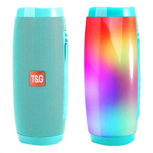 T&G TG157 Bluetooth 4.2 Mini Portable Wireless Bluetooth Speaker with Melody Colorful Lights(Green) - Mini Speaker by T&G | Online Shopping UK | buy2fix