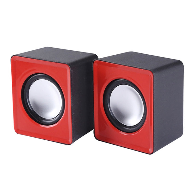 USB Mini Mobile Phone Computer Wired Speaker, Does Not Support Tuning(Red) -  by buy2fix | Online Shopping UK | buy2fix