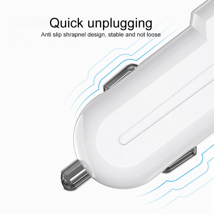 IVON CC13 QC 3.0 Fast Charging Car Charger (White) - In Car by IVON | Online Shopping UK | buy2fix