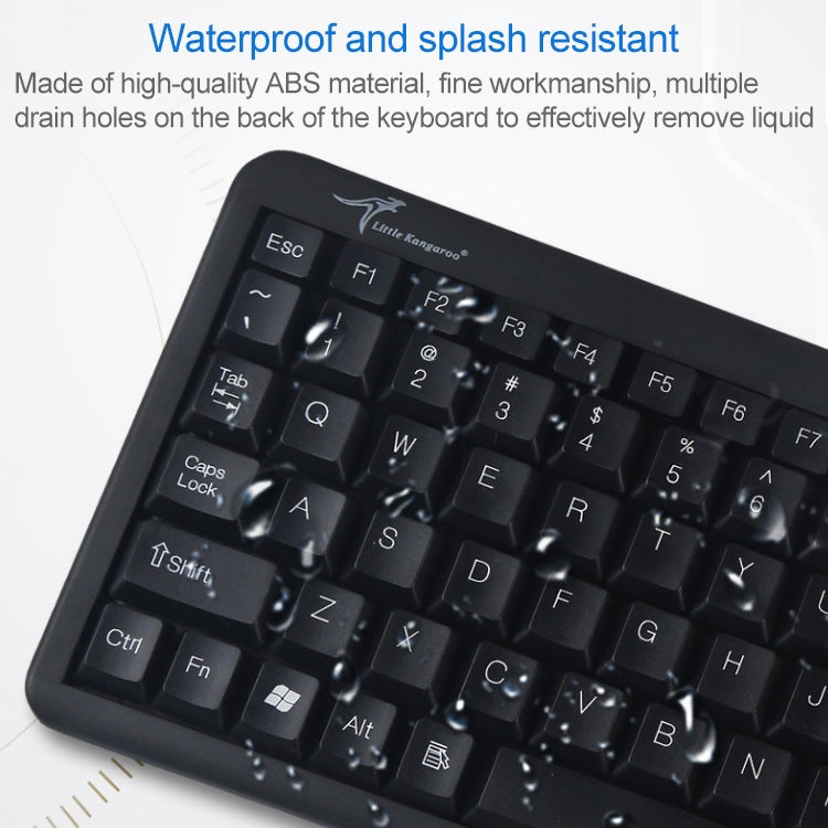 DS-8800 USB Interface Prevent Water Splashing Laser Engraving Character One-piece Wired Touchpad Keyboard, Length: 1.5m - Wired Keyboard by buy2fix | Online Shopping UK | buy2fix