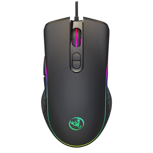 HXSJ A867 USB 6400DPI Four-speed Adjustable RGB Illuminate Wired E-sport Gaming Mouse, Length: 1.5m - Computer & Networking by HXSJ | Online Shopping UK | buy2fix