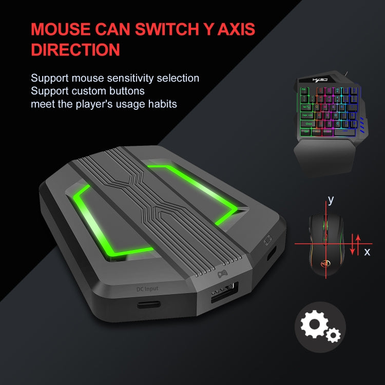 HXSJ P6 Keyboard Mouse Converter -  by HXSJ | Online Shopping UK | buy2fix