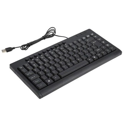 KB-301A Multimedia Notebook Mini Wired Keyboard, English Version (Black) -  by buy2fix | Online Shopping UK | buy2fix