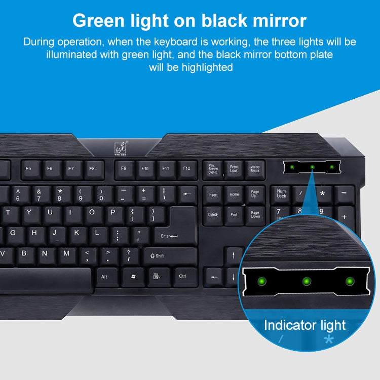 ZGB Q19 Wired USB Computer Gaming Keyboard - Wired Keyboard by Chasing Leopard | Online Shopping UK | buy2fix