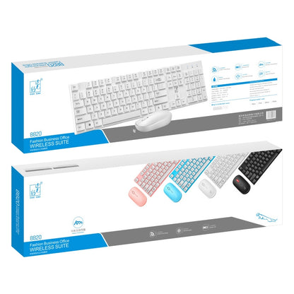 ZGB 8820 Candy Color Wireless Keyboard + Mouse Set (Blue) - Wireless Keyboard by Chasing Leopard | Online Shopping UK | buy2fix